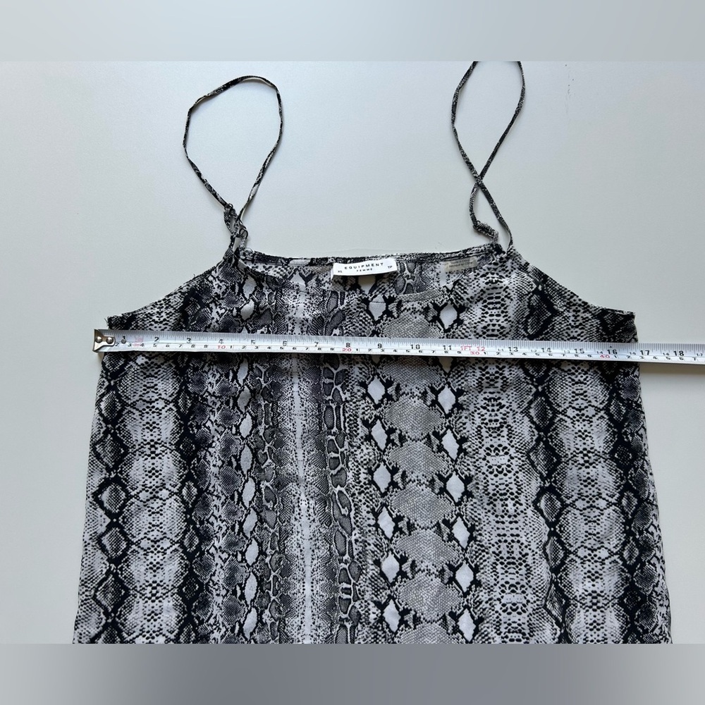 Equipment Silk Layla Python Printed Top Camisole … - image 3